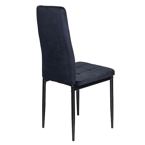 Стілець Vetro Mebel N-66-2 Чорний велюр-3