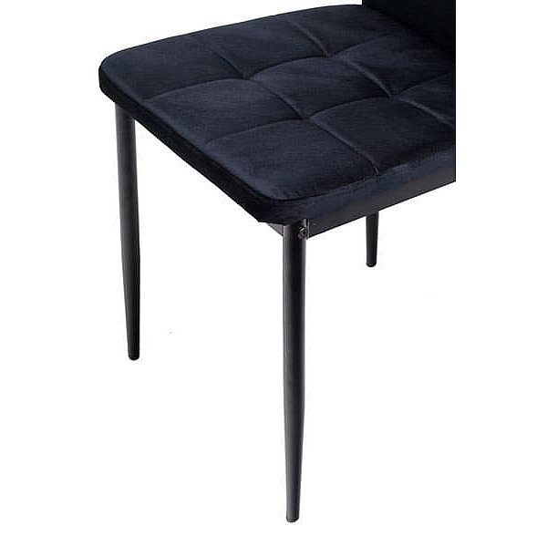 Стілець Vetro Mebel N-66-2 Чорний велюр-7