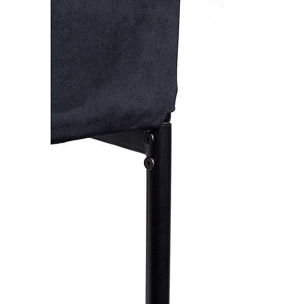 Стілець Vetro Mebel N-66-2 Чорний велюр-8