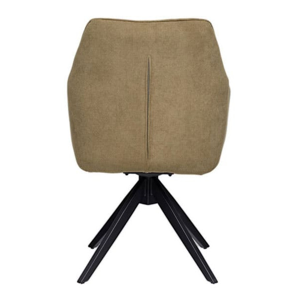 Стул поворотный Vetro Mebel R-100 Оливка вельвет-6