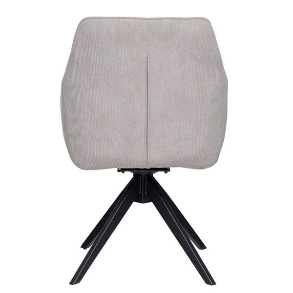 Стул поворотный Vetro Mebel R-100 Серый вельвет-6