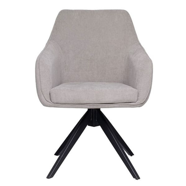 Стул поворотный Vetro Mebel R-100 Серый вельвет-3