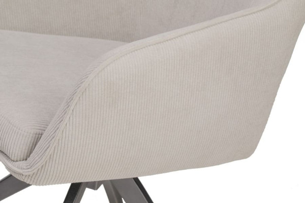 Стул поворотный Vetro Mebel R-100 Серый вельвет-9