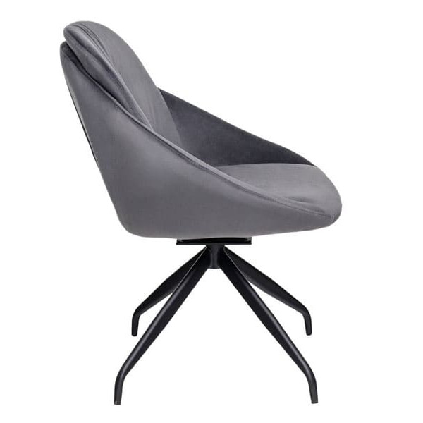 Поворотний стілець Vetro Mebel R-65 Сірий-2