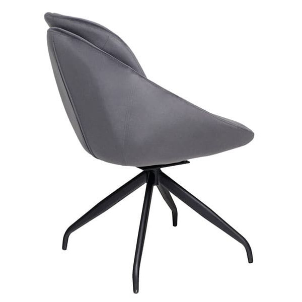 Поворотний стілець Vetro Mebel R-65 Сірий-3