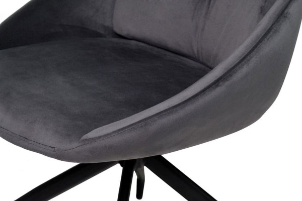 Поворотний стілець Vetro Mebel R-65 Сірий-7