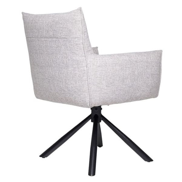 Стул поворотный Vetro Mebel R-90 Светло-серый меланж-7