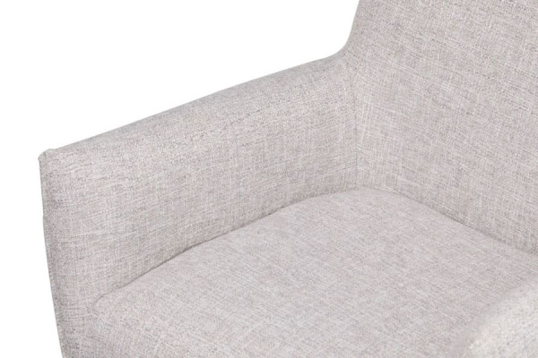 Стул поворотный Vetro Mebel R-90 Светло-серый меланж-10