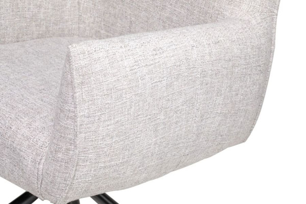 Стул поворотный Vetro Mebel R-90 Светло-серый меланж-11