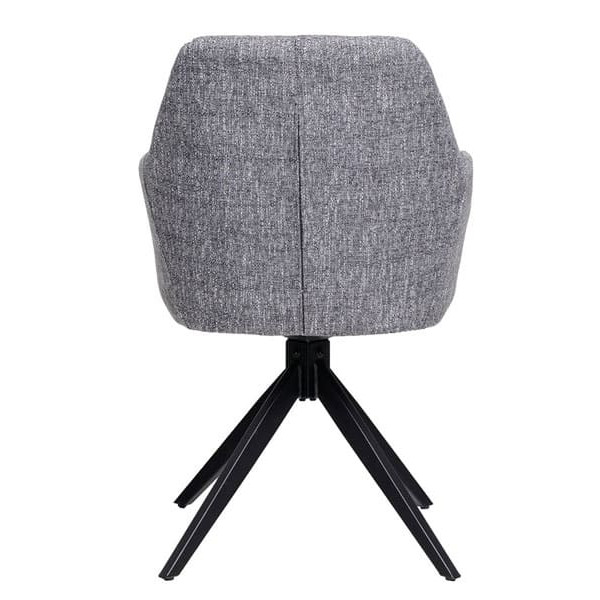 Стул поворотный Vetro Mebel R-95 Серый рогожка-4