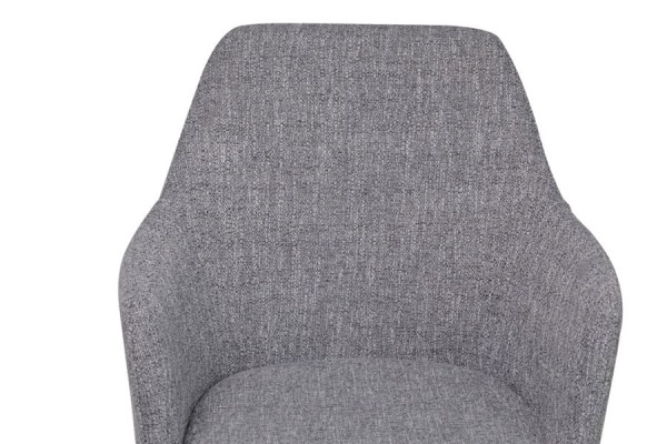 Стул поворотный Vetro Mebel R-95 Серый рогожка-5