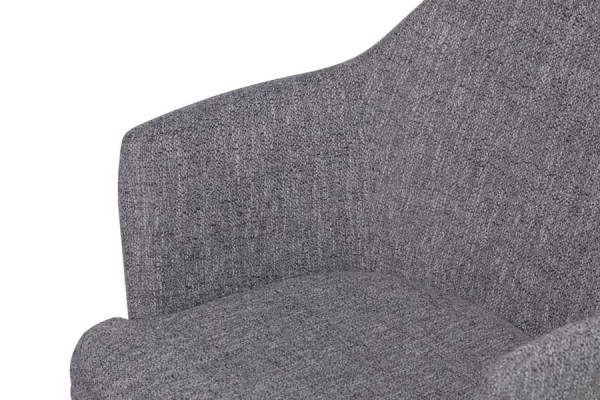 Стул поворотный Vetro Mebel R-95 Серый рогожка-6