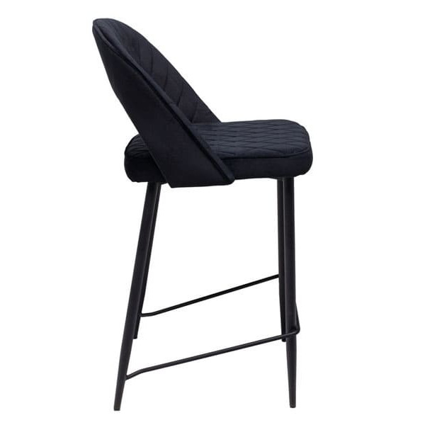 Напівбарний стілець Vetro Mebel B-125 Чорний-3