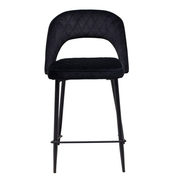 Напівбарний стілець Vetro Mebel B-125 Чорний-1