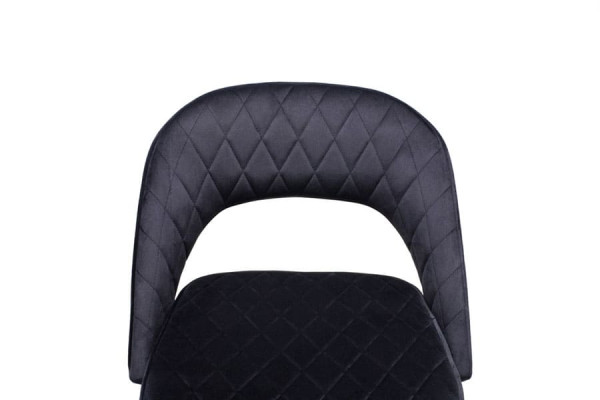 Напівбарний стілець Vetro Mebel B-125 Чорний-7