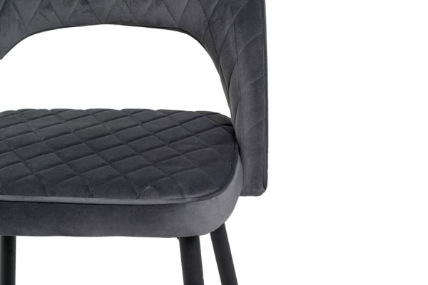 Напівбарний стілець Vetro Mebel B-125 Сірий-6