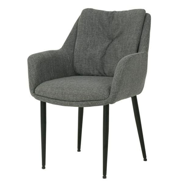 Стул Vetro Mebel M-64 Пепельный-черный Ткань-0