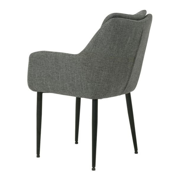 Стул Vetro Mebel M-64 Пепельный-черный Ткань-3