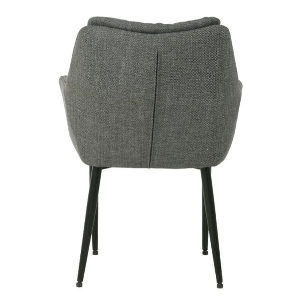 Стул Vetro Mebel M-64 Пепельный-черный Ткань-4