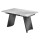 Керамічний стіл розкладний обідній  Vetro Mebel Олімпія ТМL-985 ребекка грей-чорний
