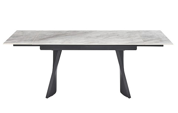 Керамический стол раскладной обеденный Vetro Mebel Олимпия TML-985 ребекка грей-черный-18