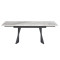 Керамічний стіл розкладний обідній Vetro Mebel Олімпія ТМL-985 ребекка грей-чорний-3-thumb