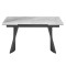 Керамический стол раскладной обеденный Vetro Mebel Олимпия ТМL-985 ребекка грей-черный-1-thumb