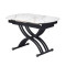 Керамічний стіл розкладний обідній Vetro Mebel Карло TMT-100 Каса голд-чорний-0-thumb