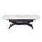 Керамічний стіл розкладний обідній Vetro Mebel Карло TMT-100 Каса голд-чорний-3-thumb