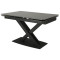 Керамічний стіл розкладний обідній Vetro Mebel TML-817 Чорний онікс-2-thumb