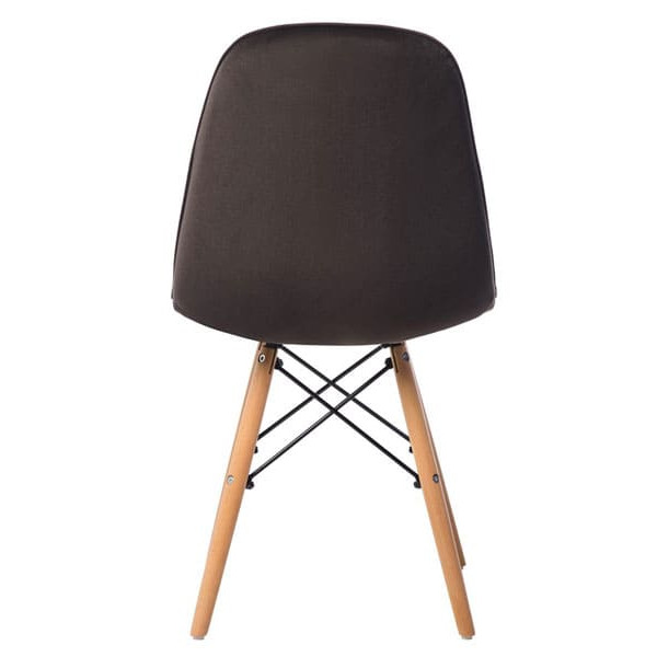 Стілець Vetro Mebel M-01 Темно-сірий велюр-4