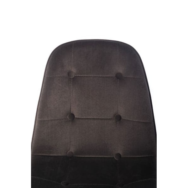 Стілець Vetro Mebel M-01 Темно-сірий велюр-5