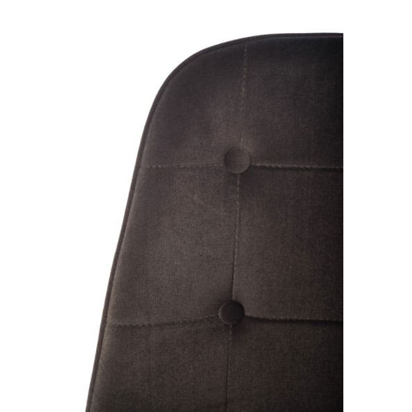 Стілець Vetro Mebel M-01 Темно-сірий велюр-6