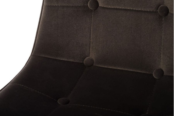 Стілець Vetro Mebel M-01 Темно-сірий велюр-7