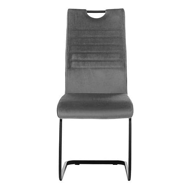 Стул Vetro Mebel S-121 Серый-черный велюр-4