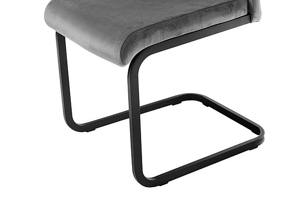 Стул Vetro Mebel S-121 Серый-черный велюр-10