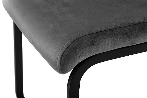 Стул Vetro Mebel S-121 Серый-черный велюр-11
