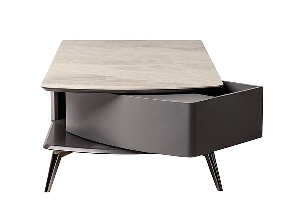 Журнальный стол Vetro Mebel Бергамо Калакатта мрамор-8