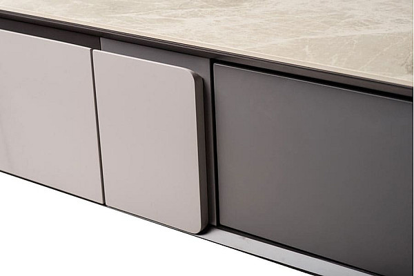 Журнальный стол Vetro Mebel Бергамо Калакатта мрамор-11