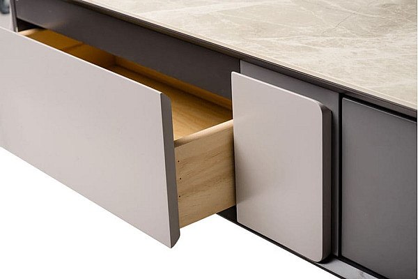 Журнальный стол Vetro Mebel Бергамо Калакатта мрамор-12