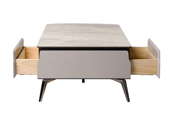 Журнальный стол Vetro Mebel Бергамо Калакатта мрамор-20