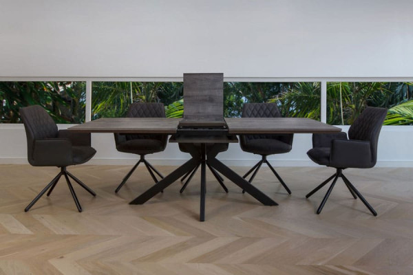 Стол раскладной обеденный Vetro Mebel ТML-636 Пепельный дуб-8