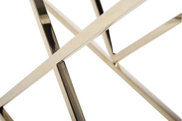 Консоль Vetro Mebel CD-3 Прозорий-срібло-7