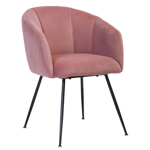 Стілець крісло Vetro Mebel M-60 Фламінго вельвет-0