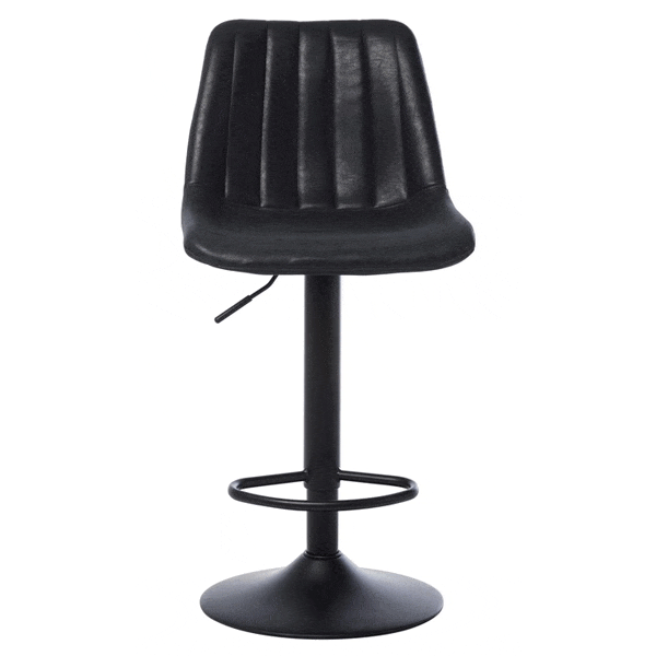 Барний стілець Vetro Mebel B-104 Чорний антик-2