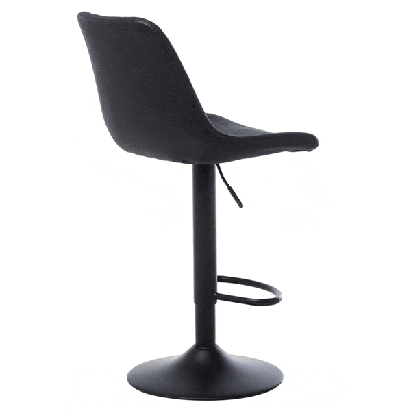 Барний стілець Vetro Mebel B-104 Чорний антик-4