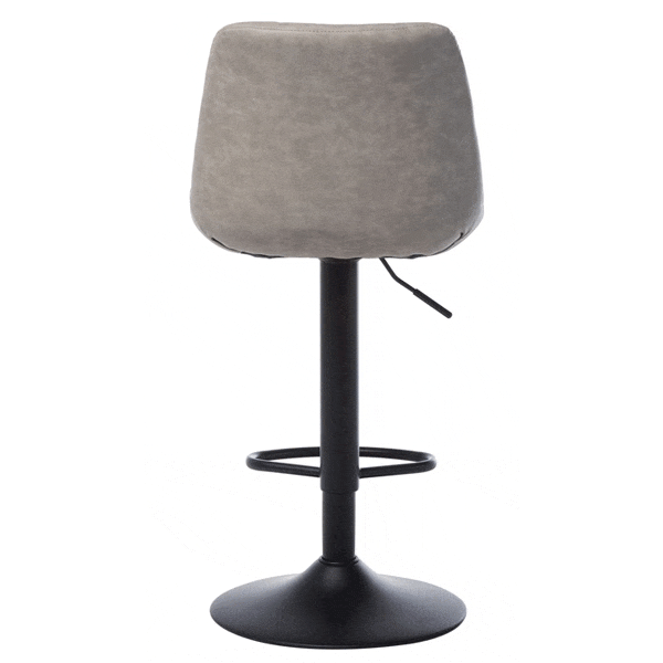 Барний стілець Vetro Mebel B-104 Сірий антик-5