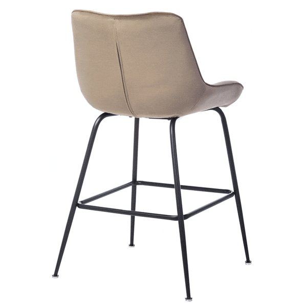 Полубарный стул Vetro Mebel B-140-1 Капучино-3