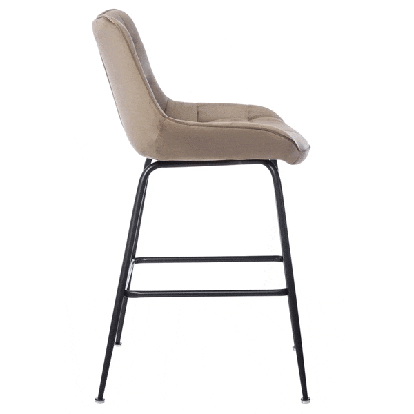 Полубарный стул Vetro Mebel B-140-1 Капучино-2