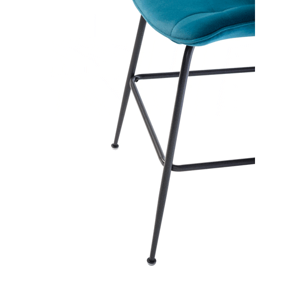 Полубарный стул Vetro Mebel B-140-1 Лазурный-9